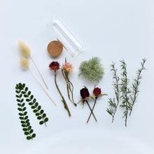 Load image into Gallery viewer, mini dried flowers for small glass dome kit.