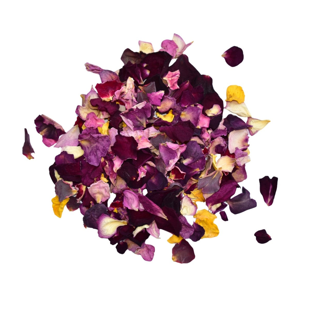 Dried NZ Rose Petals Mixed Colour Toi Toi Botanicals