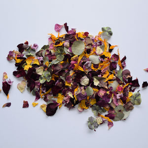 Dried petals suitable for confetti or potpourri | Toi Toi Botancials