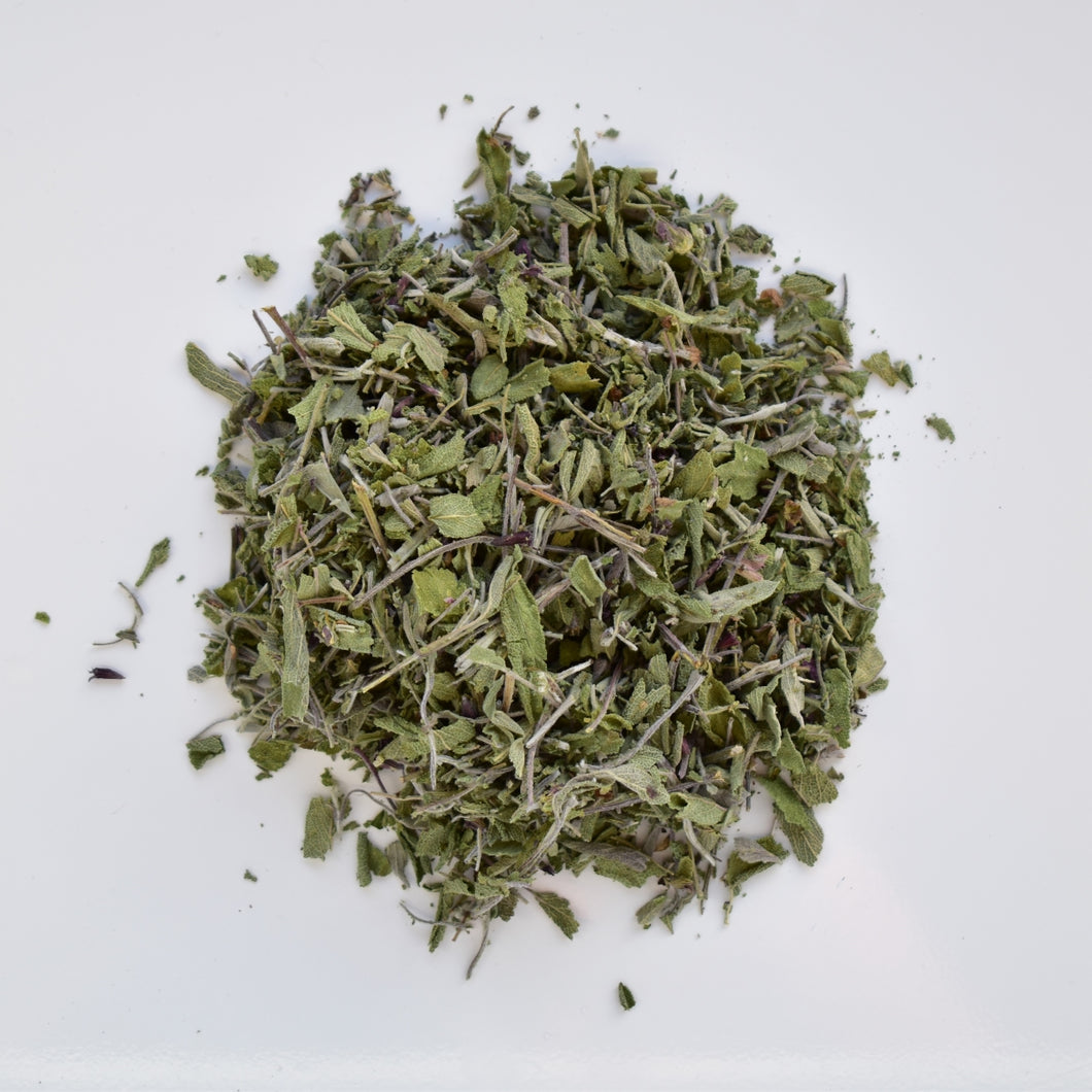 Dried sage leaves in rough cut form NZ