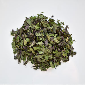 Dried peppermint leaves in rough cut form NZ