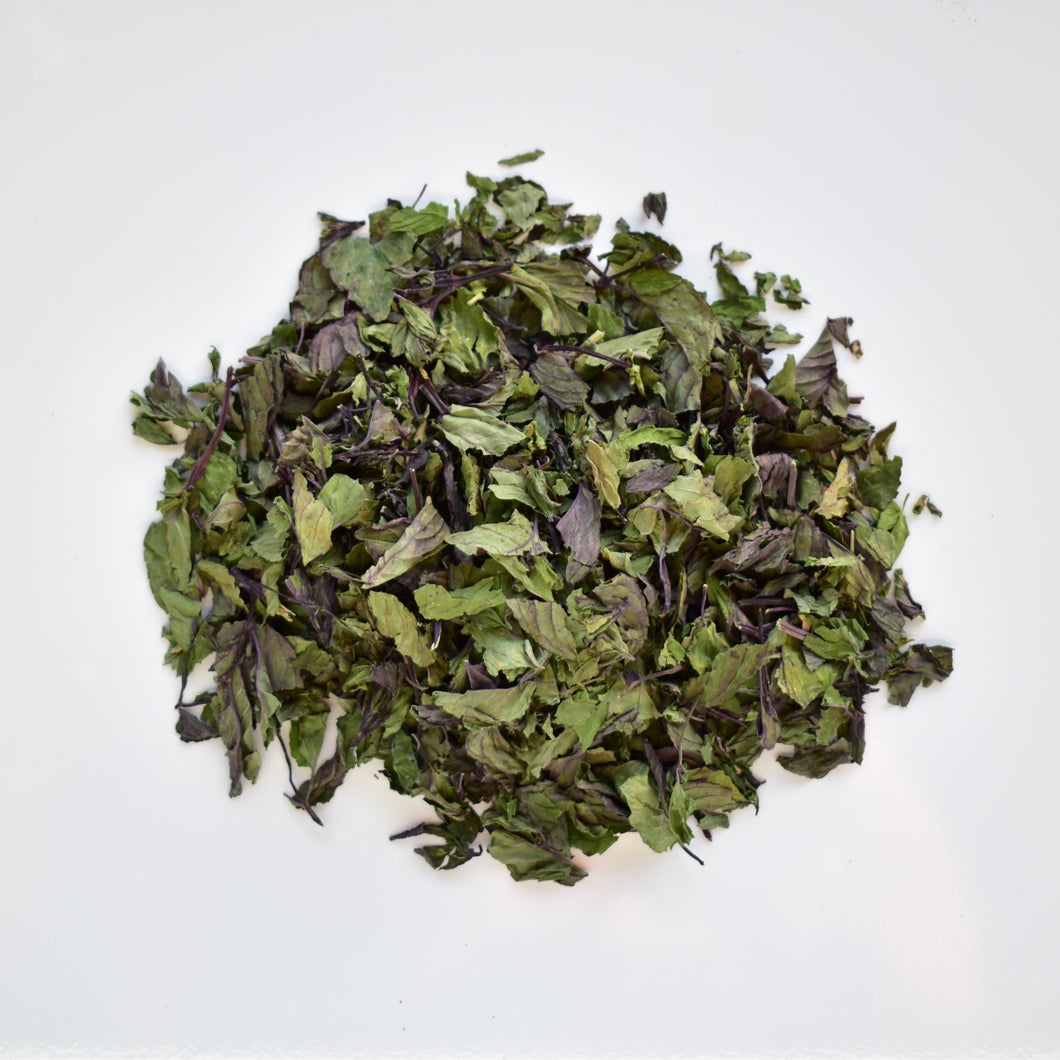 Dried peppermint leaves in rough cut form NZ