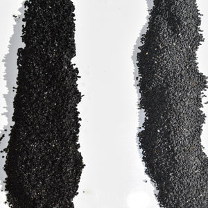 Wet and dry black sand gravel for terrariums