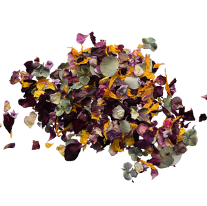 Dried petals suitable for wedding confetti or a natural potpourri | Toi Toi Botancials